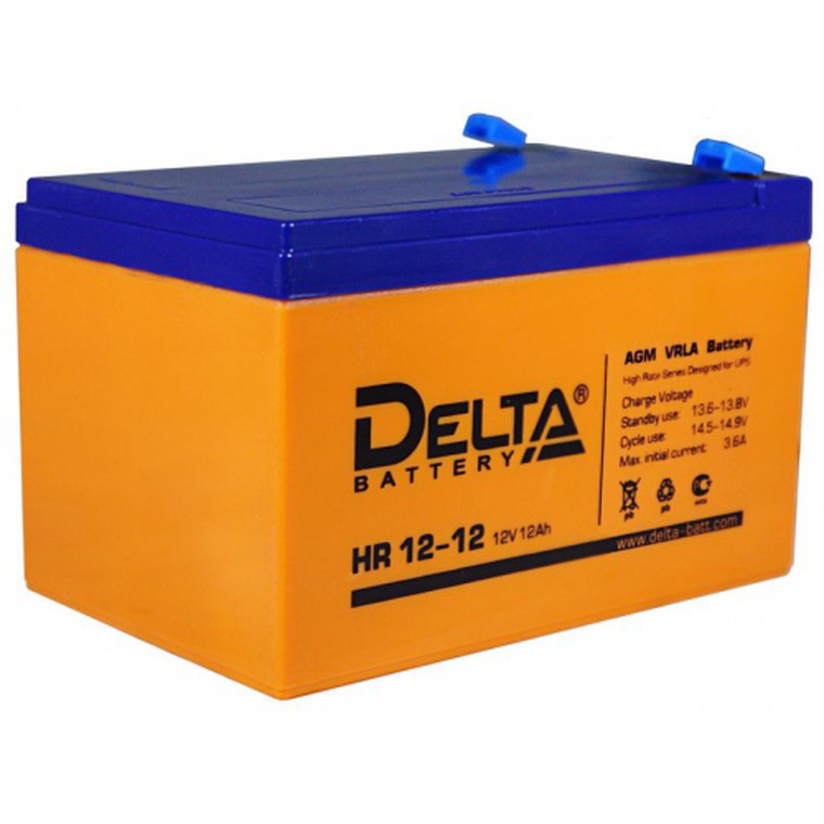 Аккумулятор Delta HR 12-12 (12V 12Ah)  в е .