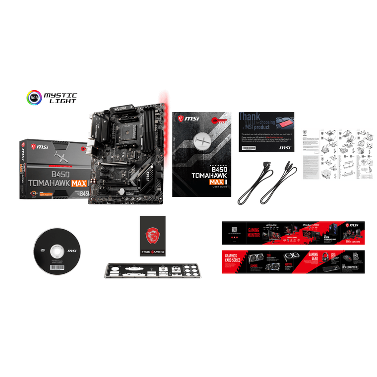 Msi b450 tomahawk max ii отличия