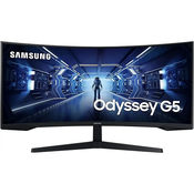матрица: VA, 3440x1440, разъёмы: DisplayPort, HDMI, мини-Джек 3.5
