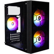 форм-фактор: mATX, материал корпуса: сталь, стекло, USB 2.0, USB 3.2, мини-Джек 3.5