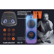 Моно, 200Вт, пластик, AUX, RCA, USB 
