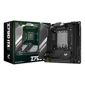 Socket: LGA1700, чипсет Intel Z790, память DDR5 - слотов 2, BT, Wi-Fi, форм-фактор mITX, упаковка BOX