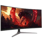 матрица: VA, 3440x1440, разъёмы: DisplayPort, HDMI, мини-Джек 3.5
