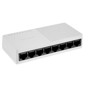 Кол-во портов 8, Скорость портов 100Мб/сек, Кол-во SFP-портов , Скорость SFP-портов Гбит/сек