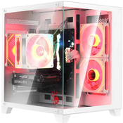 форм-фактор: mATX, материал корпуса: сталь, стекло, USB 2.0, USB 3.0, USB Type-C, мини-Джек 3.5