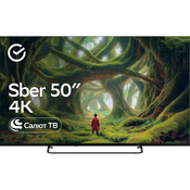 диагональ 50", разрешение 3840x2160, Smart TV, Wi-Fi, стандарты: DVB-C, DVB-S2, DVB-T, DVB-T2