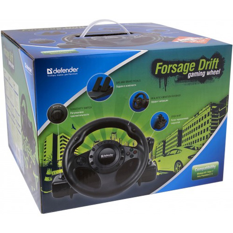 Руль defender forsage drift gt как подключить к xbox